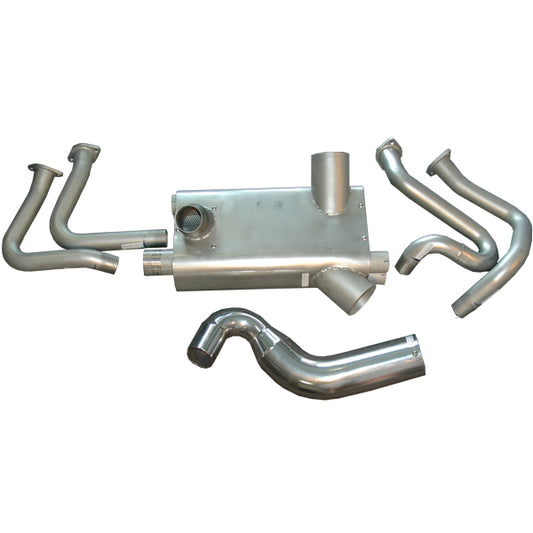 Power Flow Exhaust C172 175 0360 Classic Polished