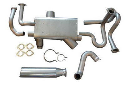 Power Flow Exhaust Aa5B/Ag5B Short Stack Polished