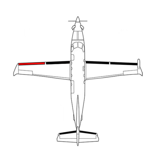 BF Goodrich De-ice Boot 27-7D5221-11 Outboard Wing LH For Pilatus PC-12 Series