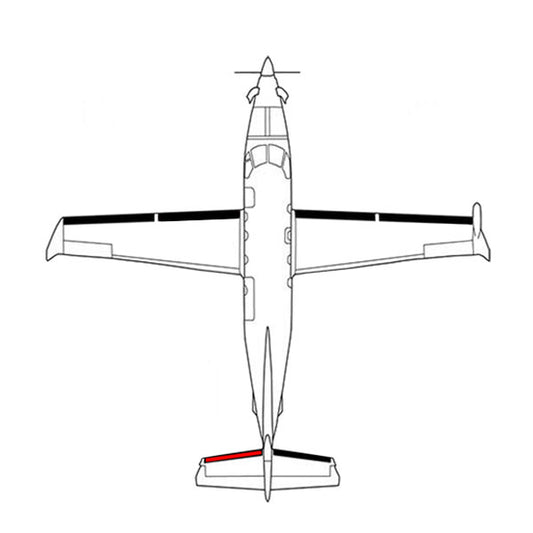 BF Goodrich De-ice Boot 27S-7D5221-13 Horizontal Stabilizer LH For Pilatus PC-12 Series