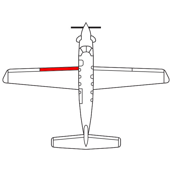 BF Goodrich De-ice Boot P27-7D5221-09 FASTboot Inboard Wing LH For Pilatus PC-12 Series