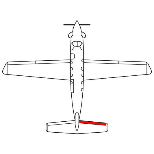 BF Goodrich De-ice Boot P27S-7D5221-14 FASTboot Horizontal Stabilizer RH For Pilatus PC-12 Series