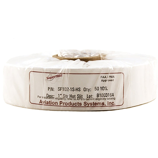 Superflite Straight 102-Hs Tape 1 X 50 Yd Roll Heat Shrunk