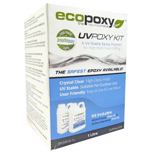 Ecopoxy Uvpoxy 1 Liter Kit