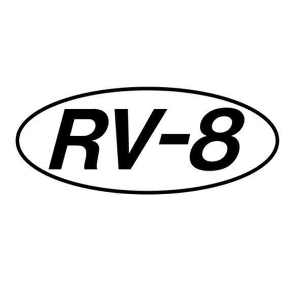 RV-8 Decal White Left