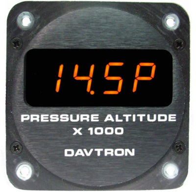 Davtron Model 650-2 Displays Only Pressure Altitude Front Mount Unit For Testing Blind Encoders On Test Bench