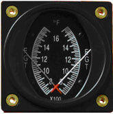 Swift Gauge 2-1/4 Dual EGT/EGT Gauge 700-17000F