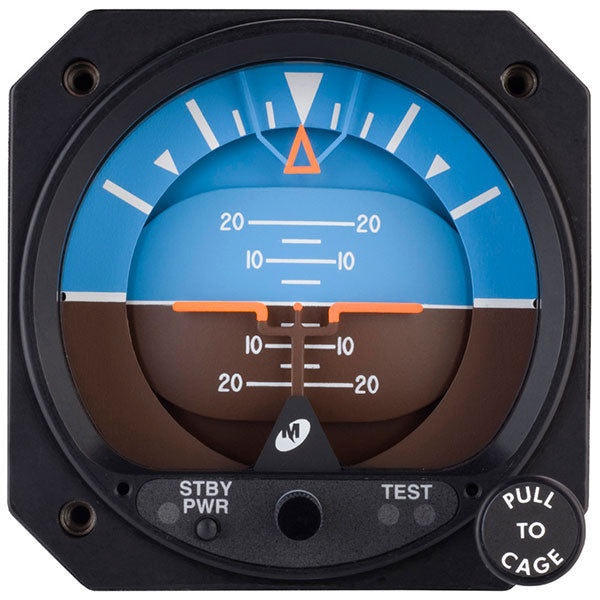 Mid-Continent Instruments and Avionics Electric Attitude Indicator 32V Beechcraft Inclinometer