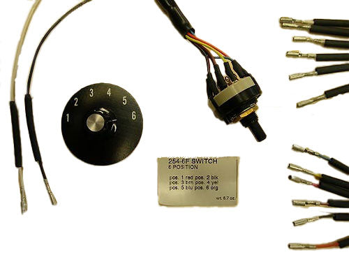 Westach 6 Position Switch With 8 Lead 254-6F Non-TSO