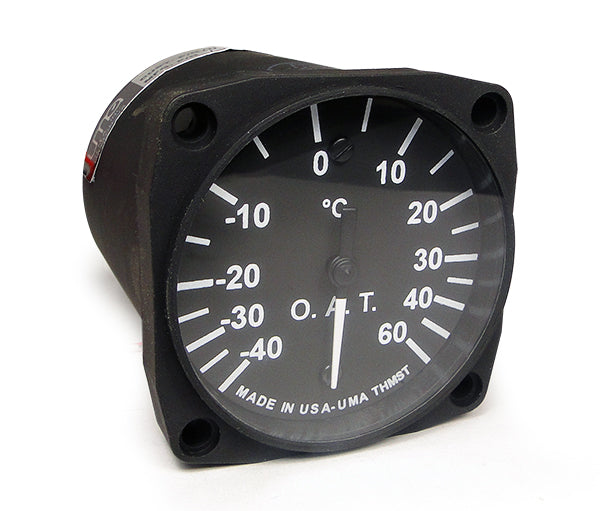 UMA 2-1/4 OAT Gauge -40F To 140F With Probe 270 Degree Non-TSO