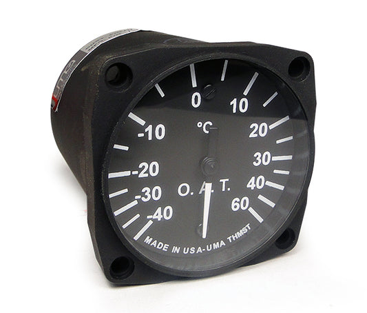 UMA 2-1/4 OAT Gauge -40F To 140F With Probe 270 Degree Non-TSO