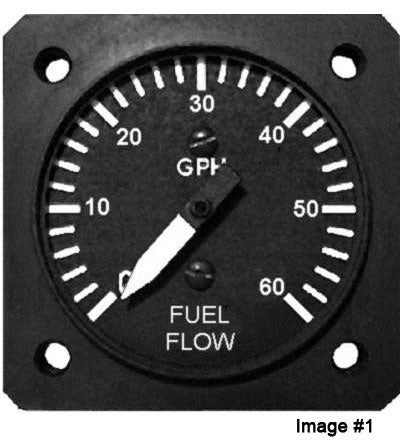 UMA 1-1/4 Fuel Flow Indicator 0-8 Gph Non-TSO