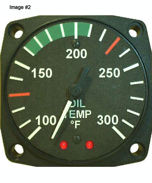 UMA 2-1/4 Oil Temperature Gauge 100F - 300F TSO