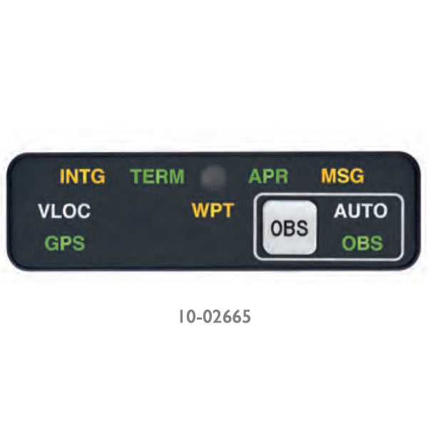 Mid-Continent Instruments and Avionics Annunciation Control Unit Horizontal 28V MD41-1468A