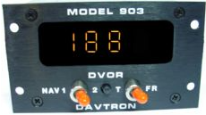 Davtron Model 903-1 DVOR With LOC Bar (Front Mount) M903-1