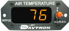 Davtron Model 307Fce Digital OAT Fc & Voltmeter Temp. Probe Included