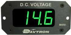 Davtron Model 450-Green Voltmeter Green Led