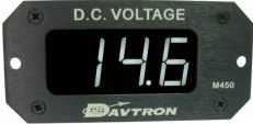 Davtron Model 450A-White Voltmeter White LED With Remote Sensing