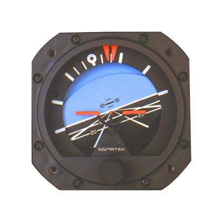 Sigma-Tek 3-1/8 Attitude Vac Gyro 5000B 46 Inclinometer