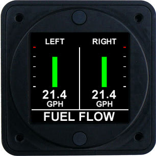 Aerospace Logic Multi Engine Fuel Flow Max 60Gph