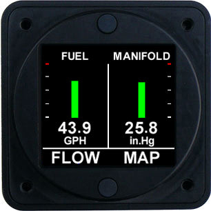 Aerospace Logic Manifold Pressure & Fuel Flow Kit