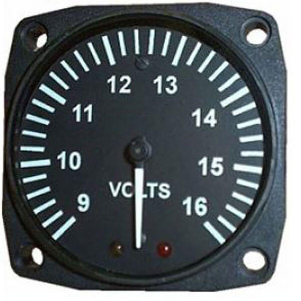 UMA 1-1/4 Voltmeter 9-17V Rotax 914Ul