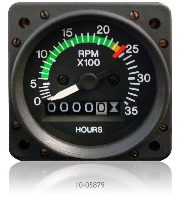 SLI Mechanical Tachometer Diamond Aircraft With MarkinGS Redline 2385