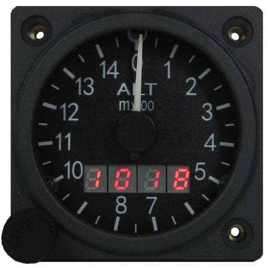 Swift 2-1/4 Altimeter 0-3000 Medium 1 Pointer Baro Mb Inhg