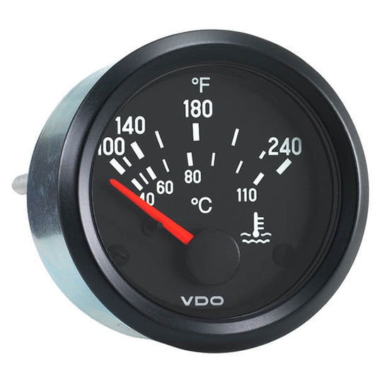 VDO Water Temperature Gauge 240F 12V For Us Sender
