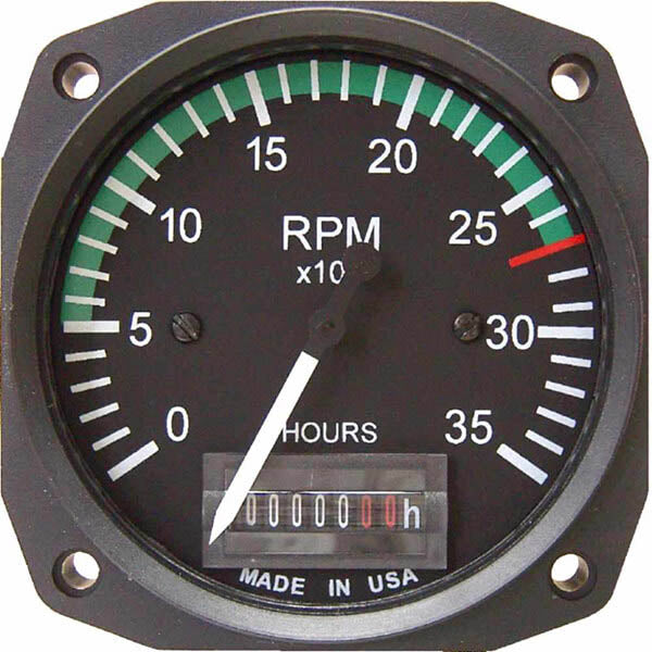 UMA 3-1/8 Electric Tachometer 0-7000 RPM For Rotax 377 / 477