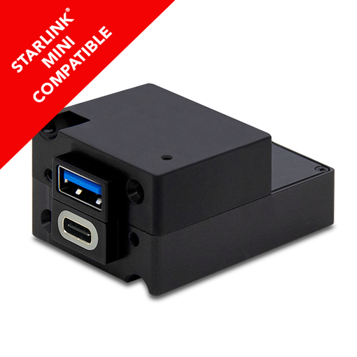 Max Power USB Charging Port 15With 3A And 100With 5A Out Per Port, 22-32 VDC In, Dual USB-A/USB-C Pd, Rear Connector