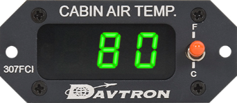 Davtron Model 307Fci-Grn O.A.T. F & C Cabin Air Green LED (Temp. Probe Included)