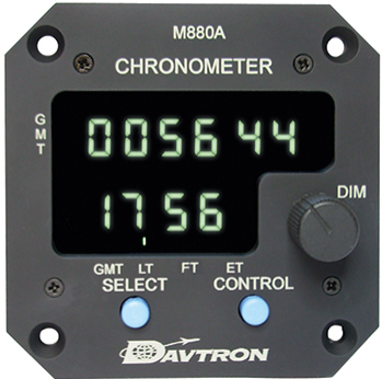 Davtron Model 880A-S-Enh Gmt, Lt, Ft & Et With Night Vision Compatibility (Green A)