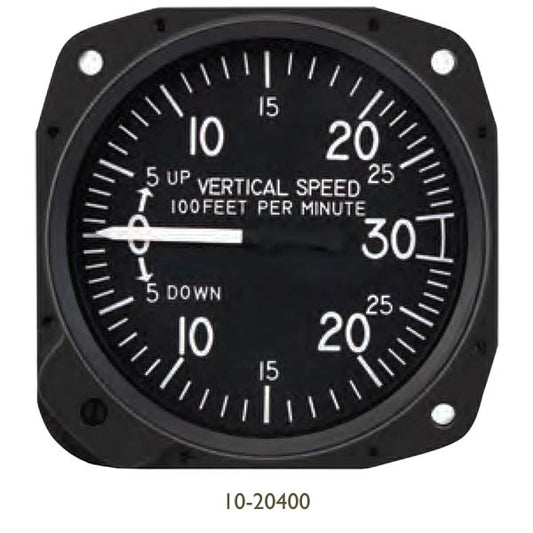 United 3-1/8 Vertical Speed Indicator 0-2K Fpm Lt