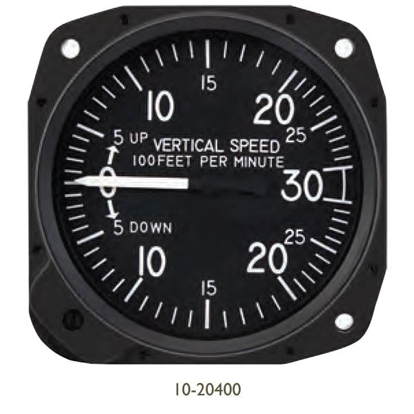 United 3-1/8 Vertical Speed Indicator 0-3K Fpm Lt