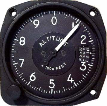 UMA 2-1/4 Altimeter 20K Hg