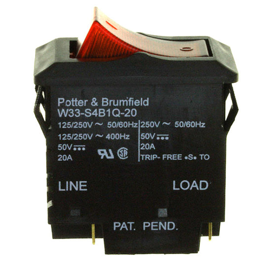 TE P&B Circuit Breaker Thermal 2 Pole 15A W33-S4B1Q-15