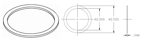 Whelen Gasket Lens For A450 Strobe