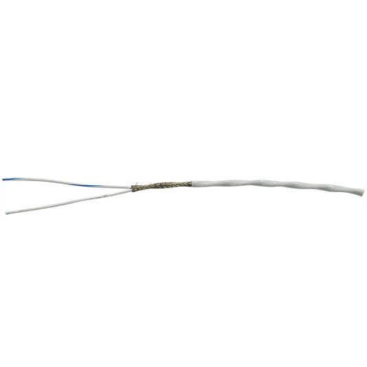 Shielded 18GA 2 Conductor White Wire M27500-18TG2T14
