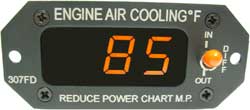 Davtron Model 307Fd Fahrenheit Differential Intercooler Gauge With Mini Temp. Probe Included