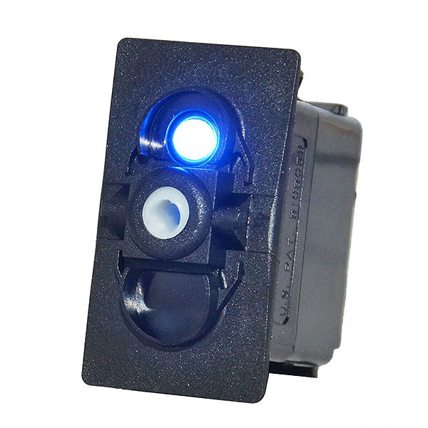 Carling Switch Body (On)-Off-(On) Blue LED Light
