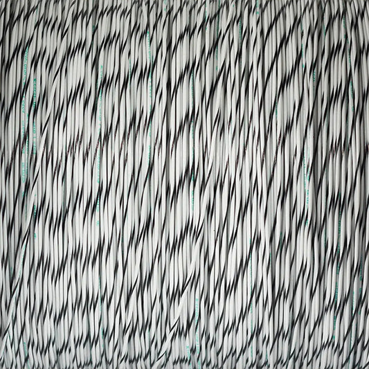 Unshielded 16GA White - Black Wire M22759/16-16-90