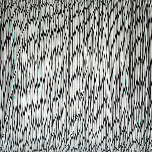 Unshielded 18GA White - Black Wire M22759/16-18-90