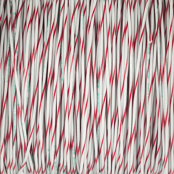 Unshielded 18GA White - Red Wire M22759/16-18-92