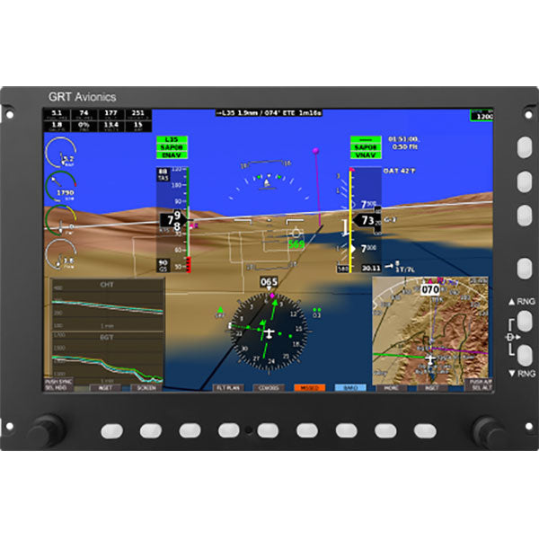 GRT Sport 10.1 EFIS Synthetic Vision Option