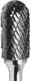 Carbide Cylindrical Ball Nose Burr 1/2