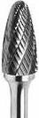 Carbide Round Nose Tree Burr 3/8