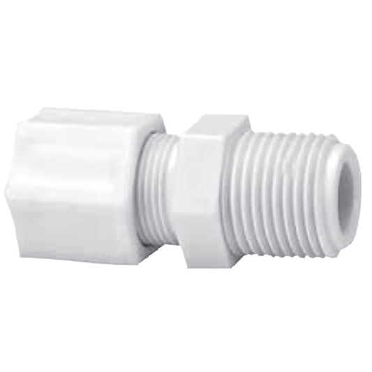 3/8 Tube, 1/4 Male NPT Nylon Compression Connector