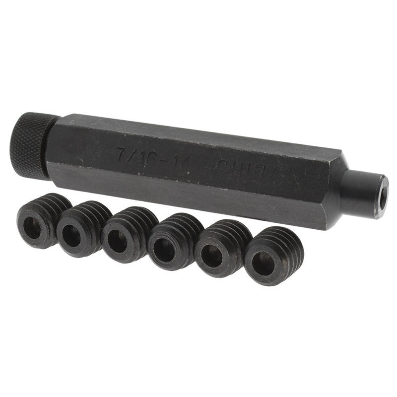 Center-Locating Transfer Punch For Threaded Holes 6 Screws One Holder Size 7/16 -14