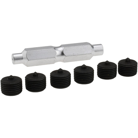 Center-Locating Transfer Punch For Threaded Holes 6 Screws One Holder Size 5/8 -18